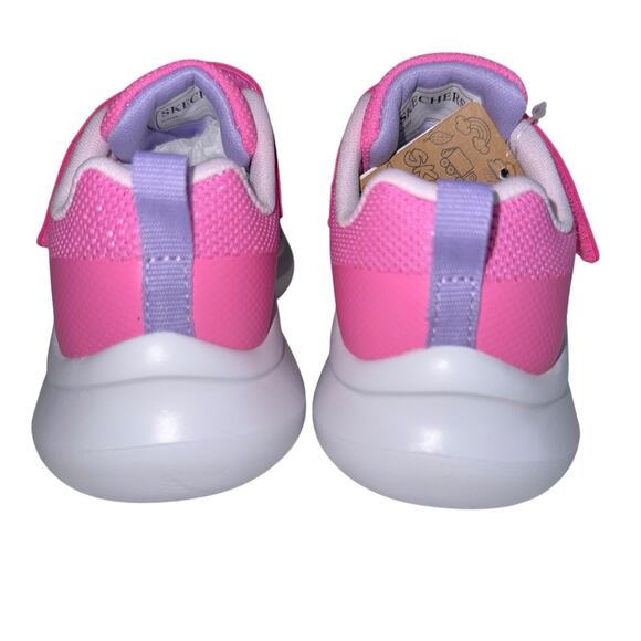 Skechers Skech Fast Playful Wishin Pink Multicolor Toddler Girls Size 8 - Picture 8 of 12
